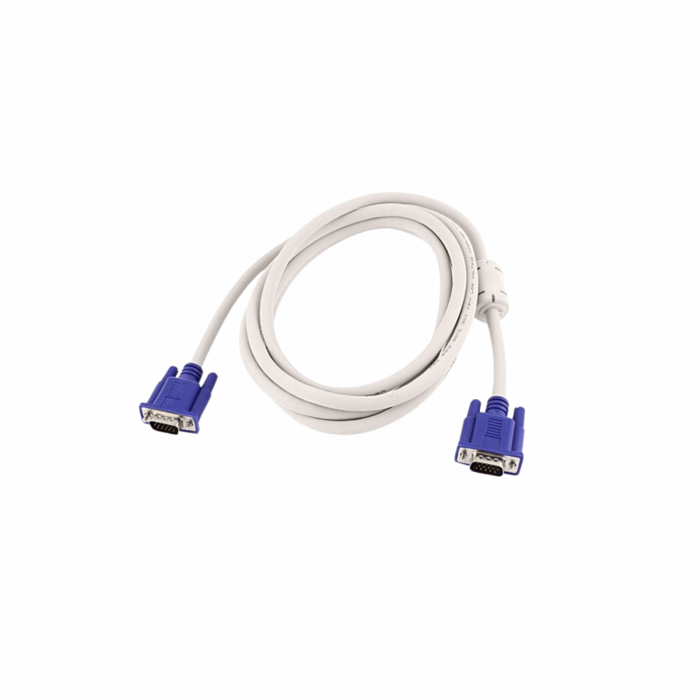 كابل vga white 1.5m