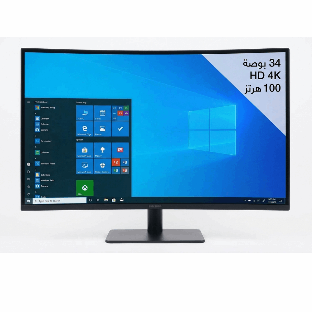 شاشة Led 34 Hd Frameless Curve 4k 100hz Samsung
