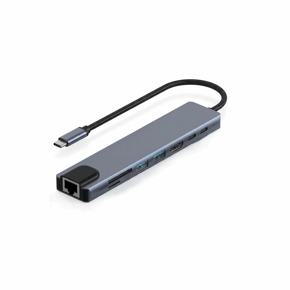 هاب Type-c&amp;hd 3.0 8×1